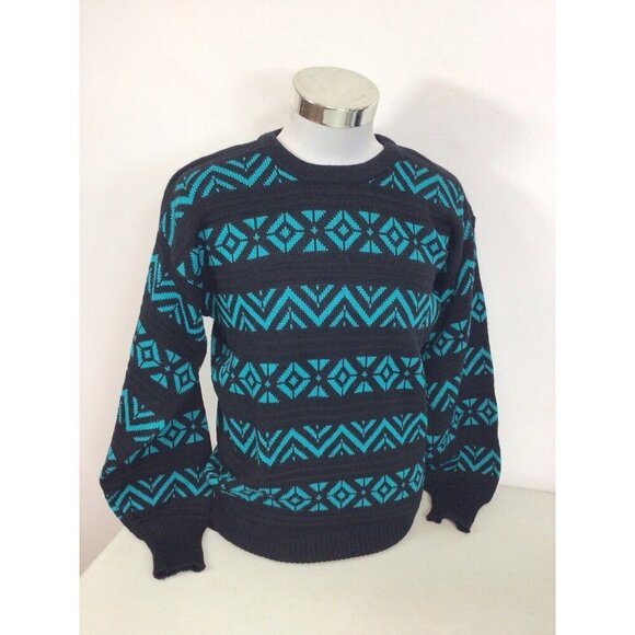 Ossi Vintage Wool Ski Sweater Mens Medium - Picture 3 of 9